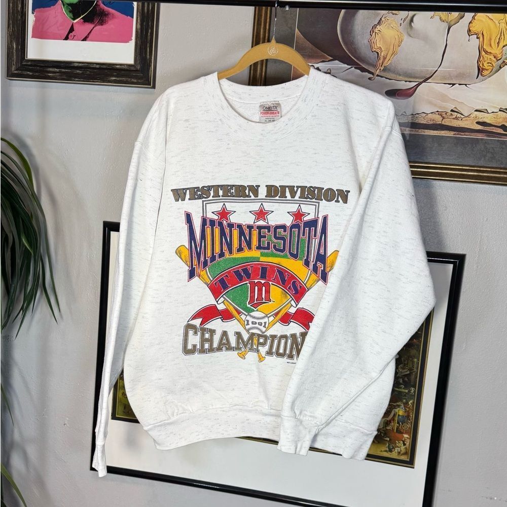 Vintage Minnesota Twins 1991 Crewneck Sweater